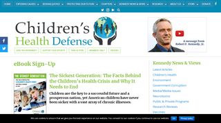 
                            10. eBook Sign-Up • Children's Health Defense