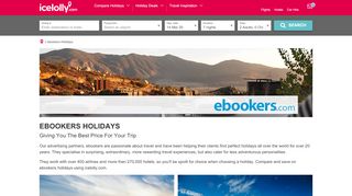 
                            10. ebookers Holidays | Earn Points & Get A Price Match Promise