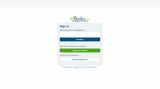 
                            1. eBooks.com: Sign In