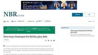 
                            9. Ebos buys Masterpet for $105m plus debt | The National Business ...