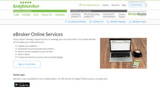 
                            8. eBroker Online Services- Knight Archer Insurance Brokers