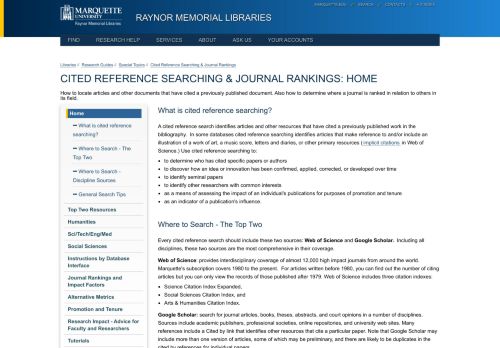 
                            6. EBSCO Databases - Cited Reference Searching & Journal Rankings ...