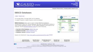 
                            10. EBSCO Databases - Galileo.usg.edu - University System of Georgia