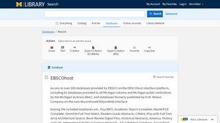 
                            12. EBSCOhost | U-M Library