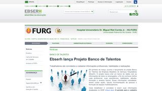 
                            7. Ebserh lança Projeto Banco de Talentos - Notícias - EBSERH