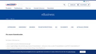 
                            4. eBusiness - SECOMP GmbH