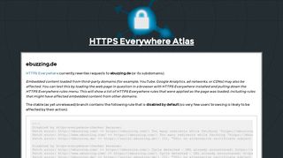 
                            12. ebuzzing.de - HTTPS Everywhere Atlas