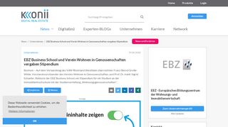 
                            8. EBZ Business School und Verein Wohnen in Genossenschaften ...