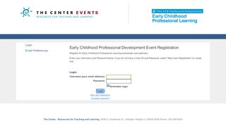 
                            10. EC-User Login Page - The Center: Resources for Teaching ...