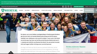 
                            10. EC Zaal (D): Laren pakt Europese titel en schrijft historie - Hockey.nl