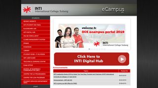 
                            1. eCampus 2019 - INTI International University