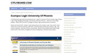 
                            8. Ecampus Login University Of Phoenix | www.jpkmotors.com