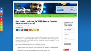 
                            12. (ECC) System from SAP Management Console? - PUNARVASI.COM