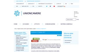 
                            5. Eccellenze in Digitale 2017 - Unioncamere