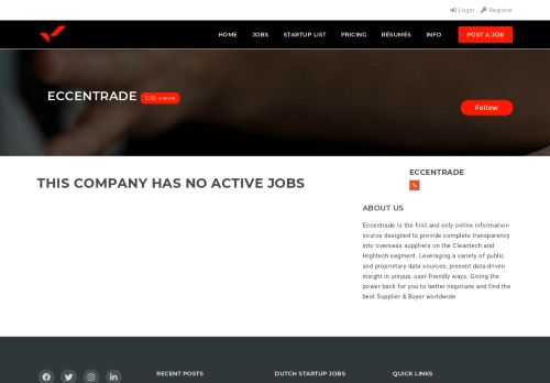 
                            12. eccentrade | Dutch Startup Jobs