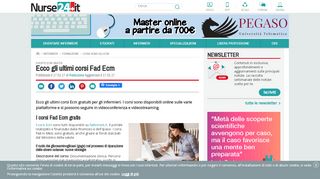 
                            9. Ecco gli ultimi corsi Fad Ecm - Nurse24.it