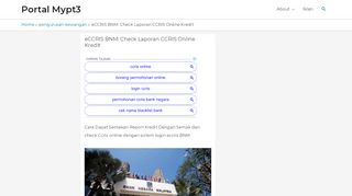 
                            13. eccris BNM Login | CCRIS Login dan Semak Report Bank Negara