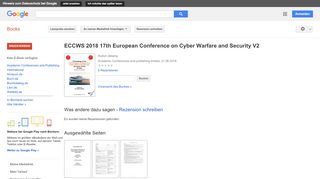 
                            5. ECCWS 2018 17th European Conference on Cyber Warfare and Security