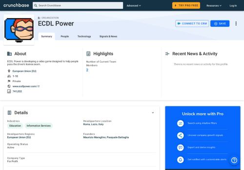 
                            9. ECDL Power | Crunchbase