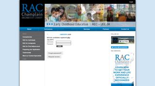 
                            10. ECE Login | Champlain RAC