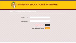 
                            1. ECET Online Test Series Login - Saimedha