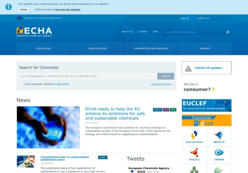 
                            4. ECHA: Homepage