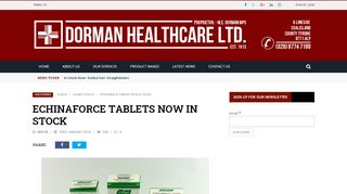 
                            9. Echinaforce Tablets Now In Stock - Dorman Healthcare