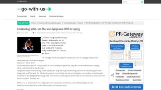 
                            12. Echokardiographie- und Therapie-Symposium 2018 in Leipzig