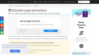 
                            7. Echostar Login: How to Access the Router Settings | RouterReset