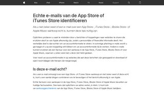 
                            4. Echte e-mails van de App Store of iTunes Store identificeren - Apple ...