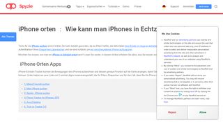 
                            11. Echtzeit-Ortung von iPhones - Spyzie