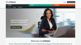 
                            1. eCitizen - Gateway to All Government Services