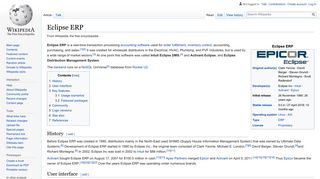 
                            9. Eclipse ERP - Wikipedia