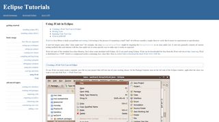 
                            5. Eclipse tutorials