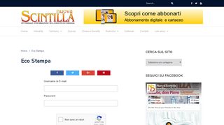 
                            9. Eco Stampa | Nuova Scintilla