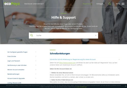 
                            7. ecoAccount & ecoCard Schnellanleitung | Hilfe & Support - ecoPayz