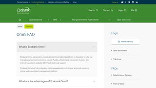 
                            3. Ecobank - Omni FAQ