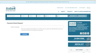 
                            7. Ecobank / Reset Password