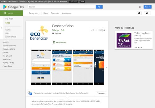 
                            8. Ecobenefícios – Apps no Google Play