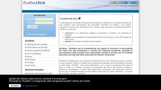 
                            9. EcoDeskWeb :: Software per la gestione amministrativa dei rifiuti ...