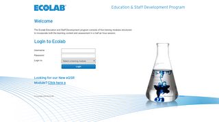 
                            10. ECOLAB - Education and Staff Development Program