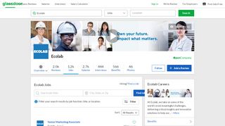 
                            10. Ecolab Jobs | Glassdoor