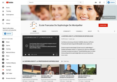 
                            4. ECOLE FRANCAISE DE SOPHROLOGIE - YouTube