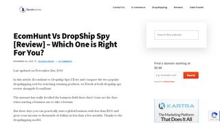 
                            12. EcomHunt Vs DropShip Spy – Which One is Right For You?