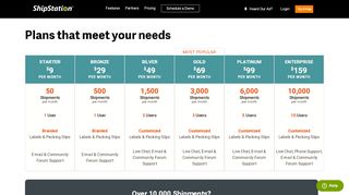 
                            2. Ecommerce Shipping Rates | Plans & Pricing | ShipStation