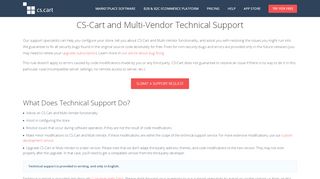 
                            5. Ecommerce software company CS-Cart - Technical support