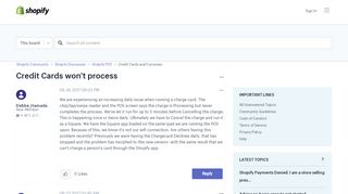 
                            13. Ecommerce University | Credit Cards won't process - Shopify POS
