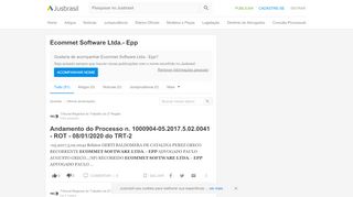
                            13. Ecommet Software Ltda.- Epp - JusBrasil
