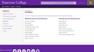 
                            8. eCommon | Emerson College