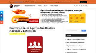 
                            6. Ecomwise Sales Agents And Dealers Magento 2 Extension | FireBear